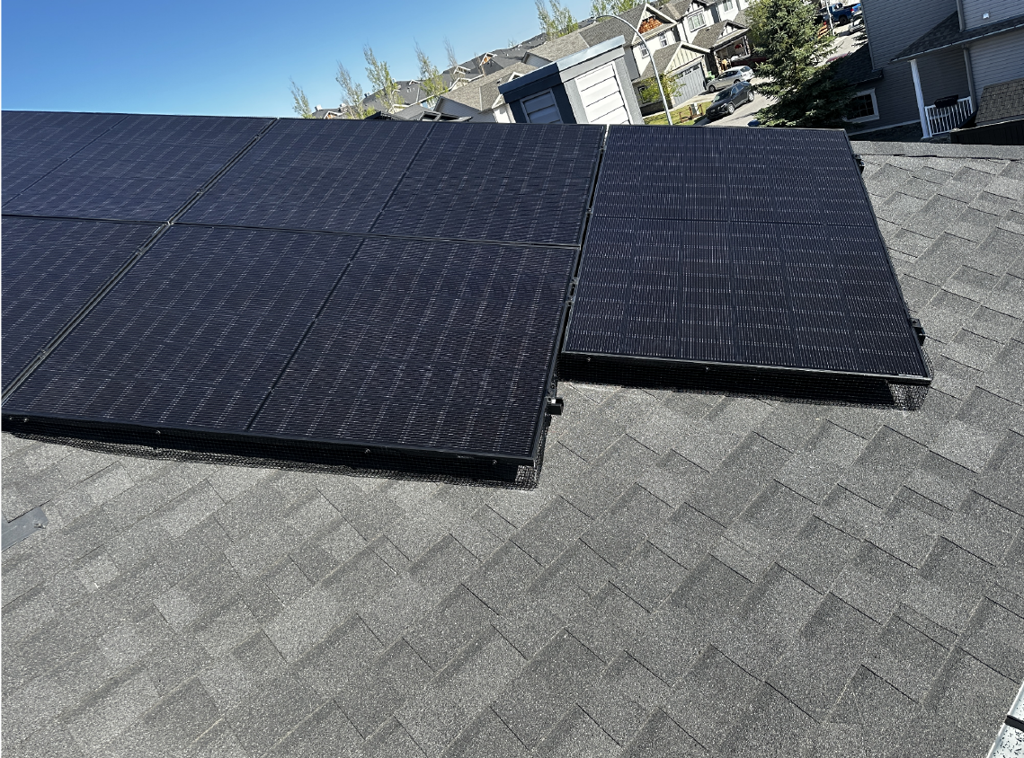 Airdrie solar system production graph and monitoring data