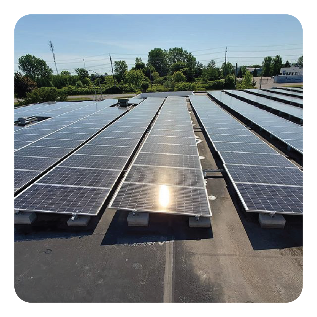 Alberta home with rooftop solar panels financed through CEIP