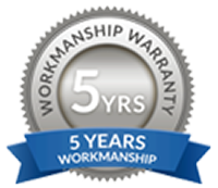 5-Year Workmanship Warranty